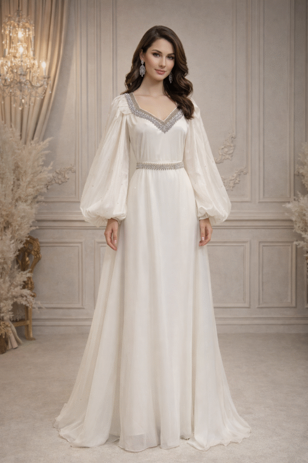 قفطان مغربي بفصوص كرستال