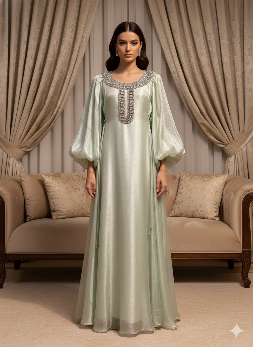 IMG_2602 قفطان مغربي سهره - الصورة 1